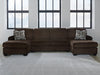 Kimlee Sectional with Double Chaise - Hometown Comfort Station