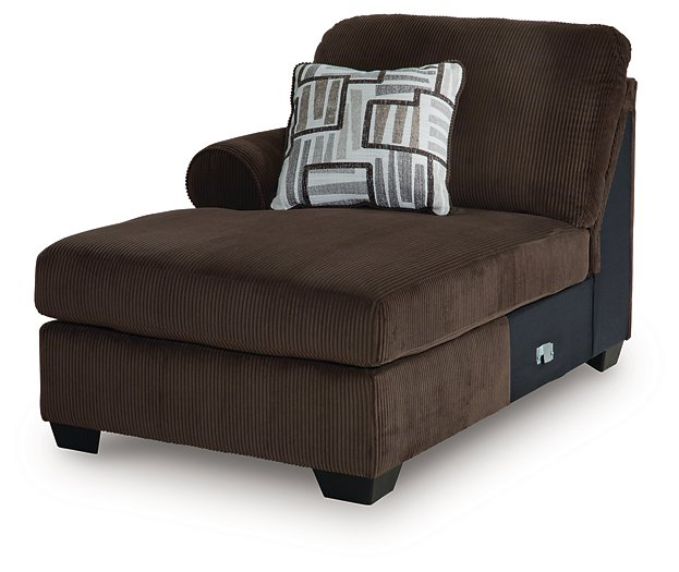Kimlee Sectional with Double Chaise - Hometown Comfort Station