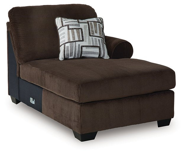 Kimlee Sectional with Double Chaise - Hometown Comfort Station