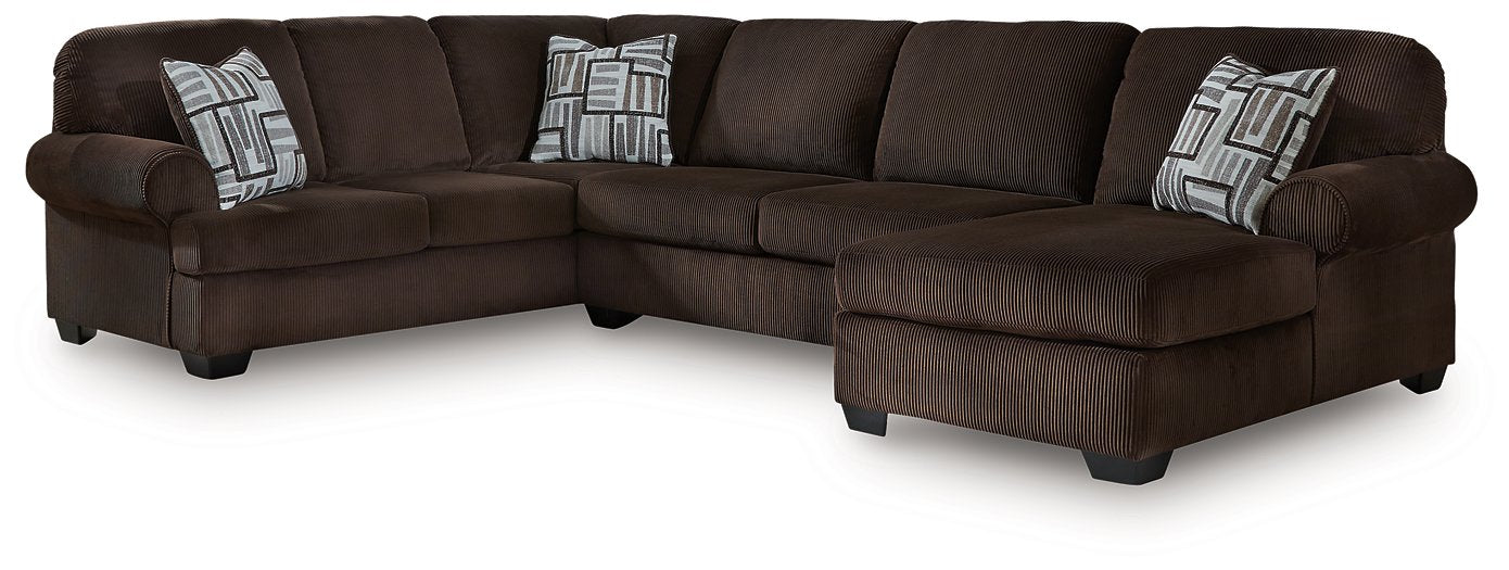 Kimlee Sectional with Chaise - Hometown Comfort Station
