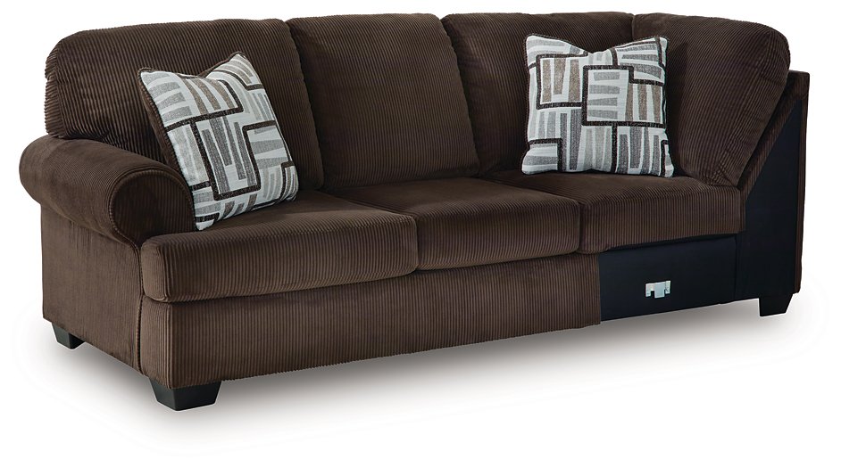Kimlee Sectional with Chaise - Hometown Comfort Station