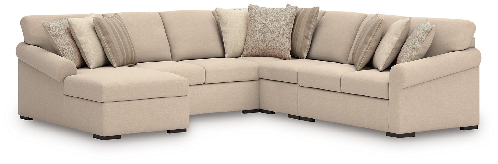 LadyMae Sectional with Chaise - Hometown Comfort Station