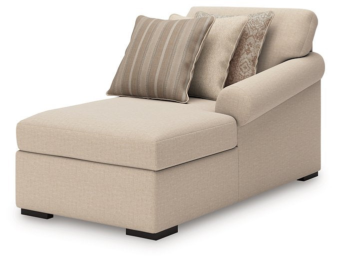 LadyMae Sectional with Chaise - Hometown Comfort Station