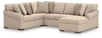 LadyMae Sectional with Chaise - Hometown Comfort Station