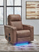 Lorrenton Power Glider Recliner with Audio System - Hometown Comfort Station