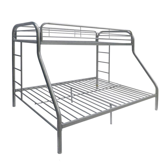 ACME Tritan Twin over Full Metal Bunk Bed - Silver