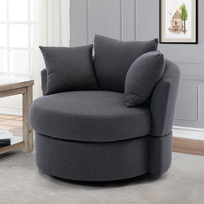 Modern  Akili swivel accent chair  barrel chair  for hotel living room /Modern  leisure chair