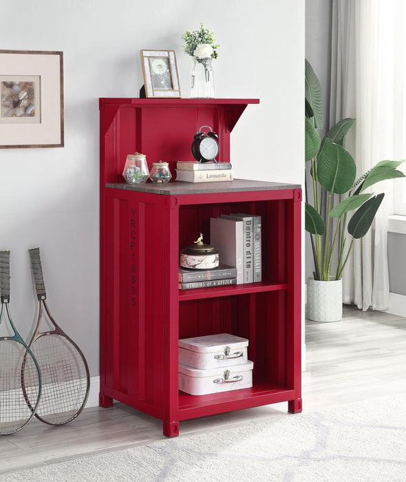 ACME CarReception Desk in Red Finish AC00377 image