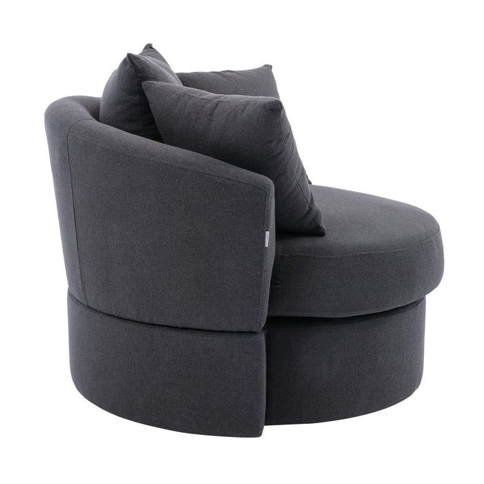 Modern  Akili swivel accent chair  barrel chair  for hotel living room /Modern  leisure chair