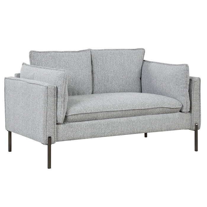 2 Piece Sofa SetsModern Linen Fabric Upholstered  Loveseat and 3 Seat Couch Set Furniture for Different Spaces,Living Room,Apartment(2+3 seat)