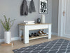 Karmen 1-Shelf Lid TopStorage Table Light Oak and White image