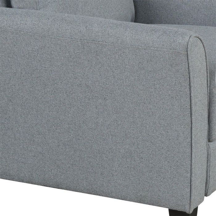 Living Room Furniture chair  and 3-seat Sofa (Gray)