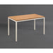 Harry Contemporary Wood and Metal Computer Desk in Oak image