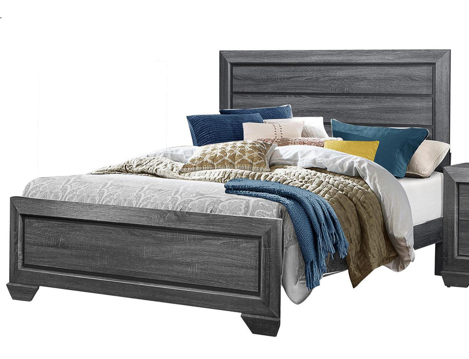 Beechnut Queen Panel Bed in Gray 1904GY-1