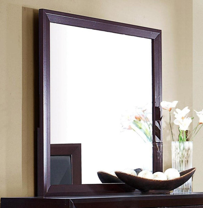 Edina Mirror in Espresso-Hinted Cherry 2145-6
