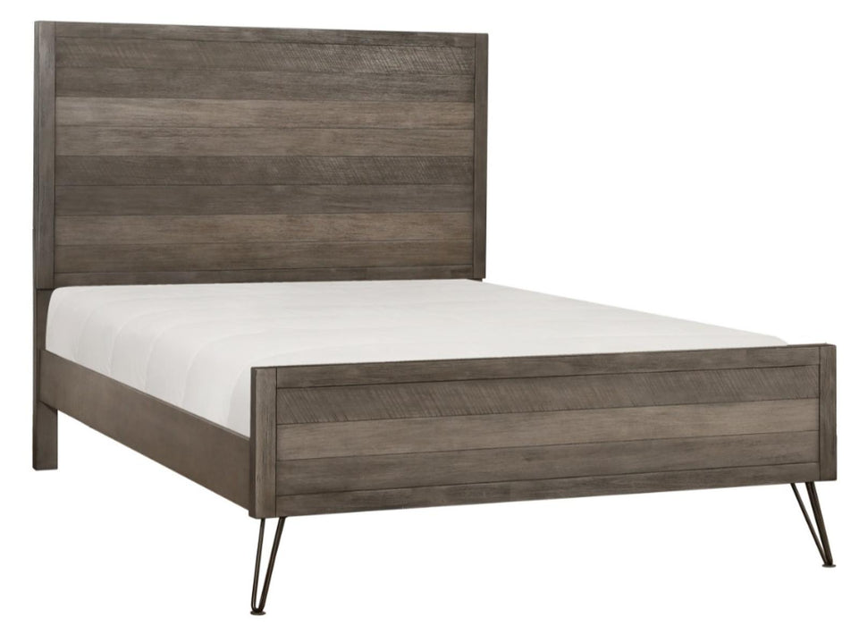 Urbanite Queen Panel Bed in Tri-tone Gray 1604-1*