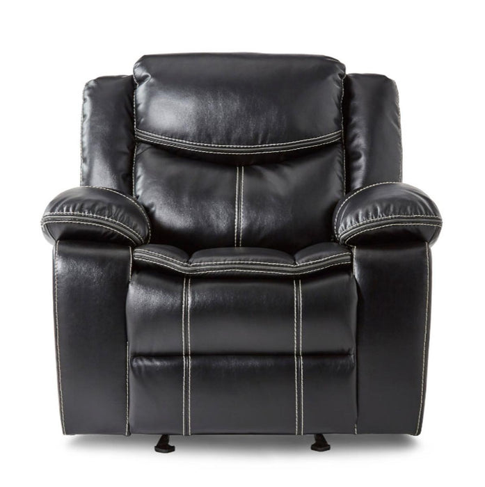 Bastrop Glider Reclining Chair in Black 8230BLK-1 - Hometown Comfort Station