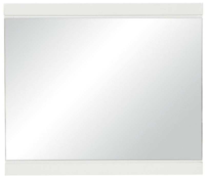 Kerren Mirror in White 1678W-6
