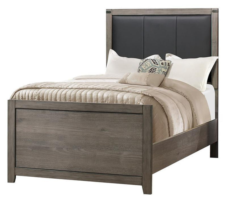 Woodrow Twin Panel Bed in Gray 2042T-1*