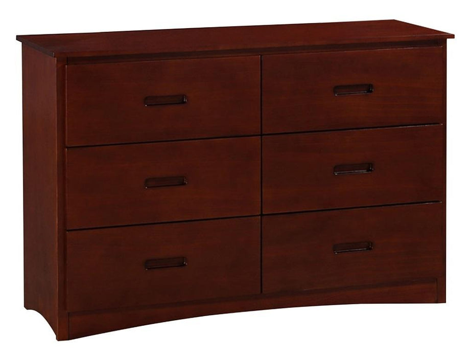 Rowe 6 Drawer Dresser in Dark Cherry B2013DC-5