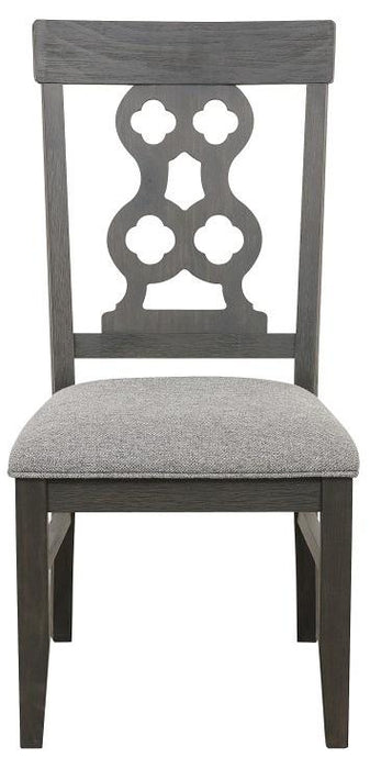 Arasina Side Chair in Dark Pewter (Set of 2)