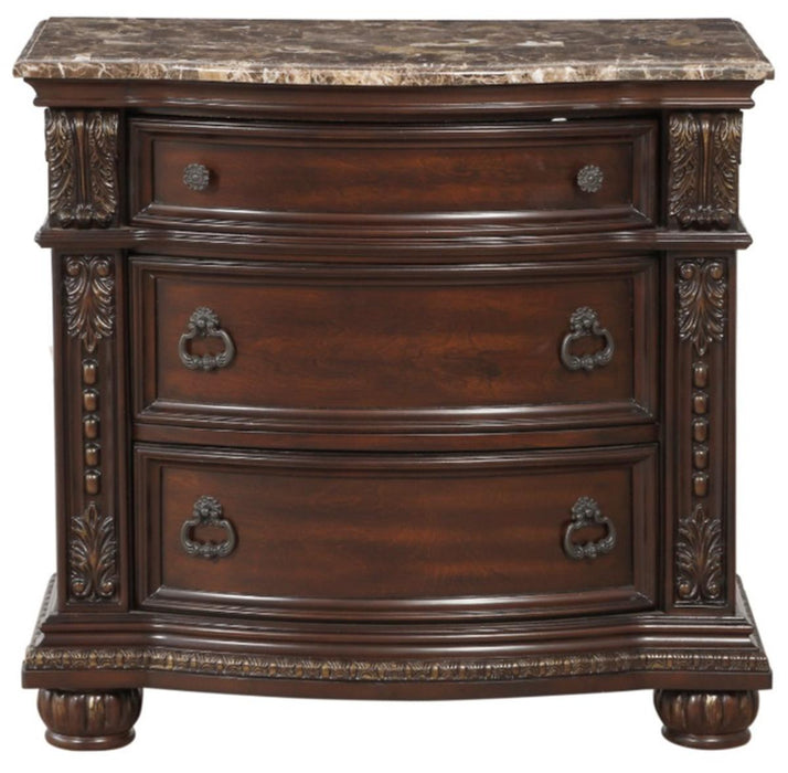 Cavalier Nightstand in Dark Cherry 1757-4