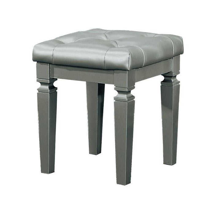 Allura Vanity Stool in Silver 1916-14