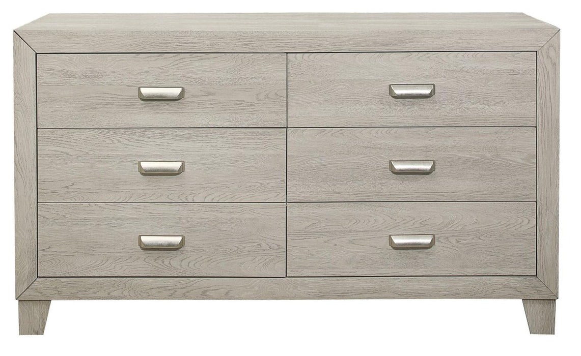Quinby 6 Drawer Dresser in Light Brown 1525-5